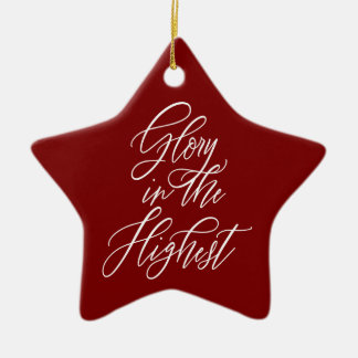 Herrlichkeit in der höchsten religiösen Weihnachts Keramik Ornament