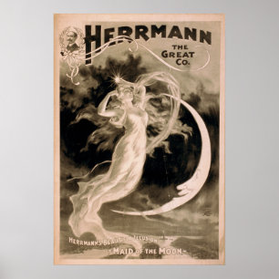 HERRMANN, das große Illusionist VAUDEVILLE Poster