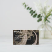 Herrmann, "Mädchen des Mondes" Vintages Theater Visitenkarte (Stehend Vorderseite)