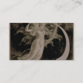 Herrmann, "Mädchen des Mondes" Vintages Theater Visitenkarte (Rückseite)