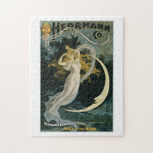 Herrmann Maid von der Vintagen Magie des Mondes Puzzle (Vertikal)