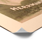 Herrmann the Great Co. ~ 1898 ~ Vintager Magier Poster (Ecke)