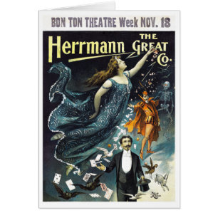 Herrmann The Great Restauriertes Vintage-Reisepost