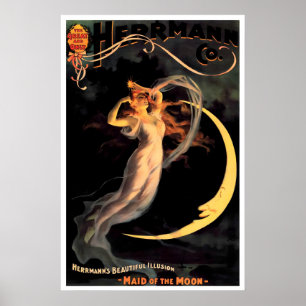 Herrmanns schöne Illusion Magd des Mondes Poster