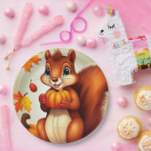 Herrn Eichhörnchen Geburtstagsfeier Papier Teller (Party)