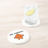 Herrn freundlich lächeln sandstein untersetzer (Seite)