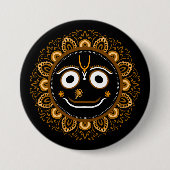 Herrn Jagannath Hingabe - Hare Krishna Button (Vorderseite)