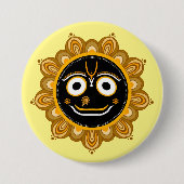 Herrn Jagannath Hingabe - Hare Krishna Button (Vorderseite)