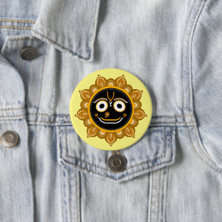 Herrn Jagannath Hingabe - Hare Krishna Button