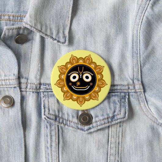 Herrn Jagannath Hingabe - Hare Krishna Button (Beispiel)
