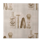 Herrrasieren Fliese (Vorderseite)