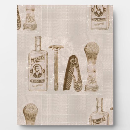 Herrrasieren Fotoplatte (Vorderseite)