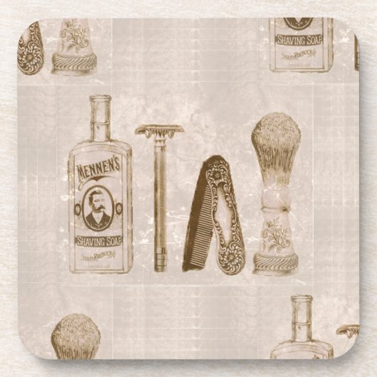 Herrrasieren Getränkeuntersetzer (Vorderseite)