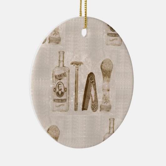 Herrrasieren Keramikornament (Rechts)