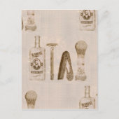 Herrrasieren Postkarte (Vorderseite)