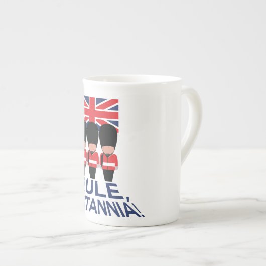 Herrschaft Britannien Porzellantasse (Vorderseite Rechts)