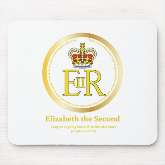 Herrschaft der Königin-Elizabeth II Mousepad (Vorne)