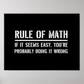 Herrschaft der Mathematik Poster (Vorne)