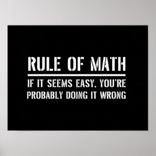 Herrschaft der Mathematik Poster
