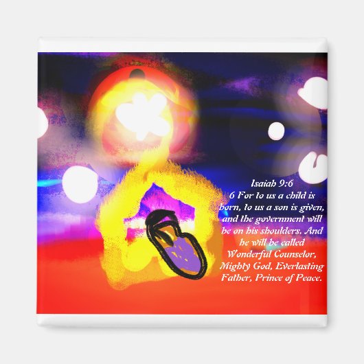 Herrschaft Jesus Magnet (Vorne)