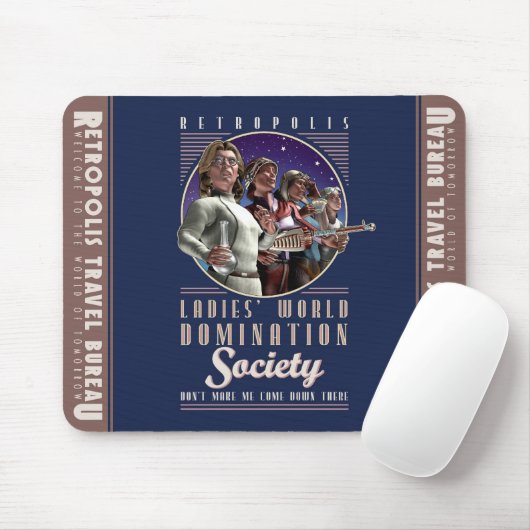 Herrschafts-Gesellschafts-Mausunterlage der Damen Mousepad (Mit Mouse)