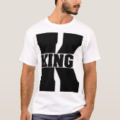 "Herrsche im Stil mit unserem Men's King-Shirt" T-Shirt (Vorderseite)