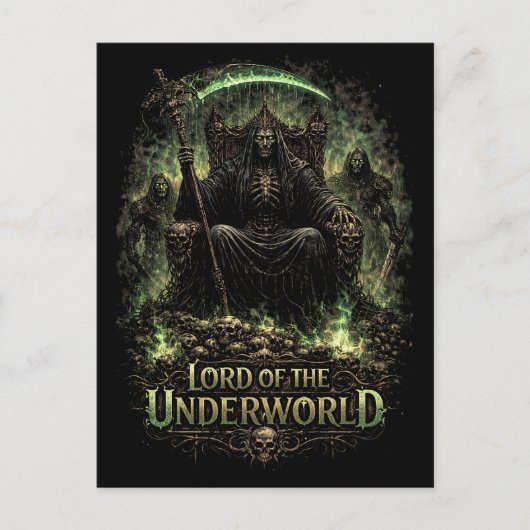 Herrscher der Unterwelt Postkarte (Vorderseite)
