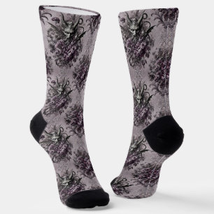 Herrscher der Untoten – Gotischer Teppich Socken