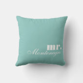 Herrund Fraureversible Throw-Kissen personalisiert Kissen (Rückseite)