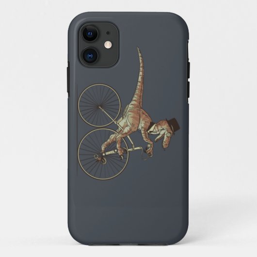 HerrVelociraptor, der ein Unicicyle reitet Case-Mate iPhone Hülle (Rückseite)