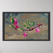 Herry Branch auf grau 1 Poster (Vorne)