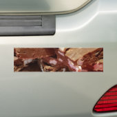Herry Chocolate Marshmallow Fudge auf einer Platte Autoaufkleber (Auf Auto)