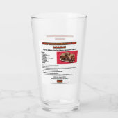 Herry Chocolate Marshmallow Fudge auf einer Platte Glas (Rückseite)