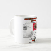Herry Chocolate Marshmallow Fudge auf einer Platte Kaffeetasse (Vorderseite Links)