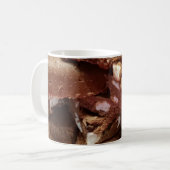 Herry Chocolate Marshmallow Fudge auf einer Platte Kaffeetasse (Vorderseite Links)