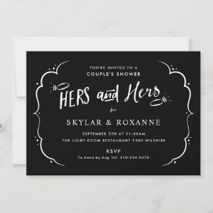 Hers and Hers Gay Couples - Einladung