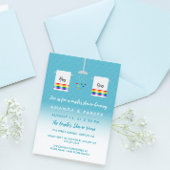 Hers and Hers Lesbian Couple's Shower Einladung