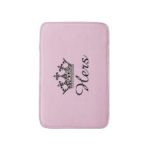 Hers Crown Bath Mat Badematte (Vorderseite Vertikal)