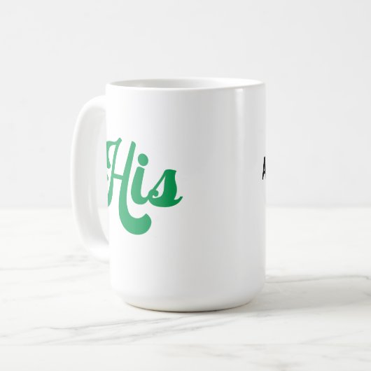 Hers Cup Liebe Kaffeetasse (Vorderseite Links)