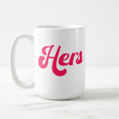 Hers Cup Liebe Kaffeetasse (Links)