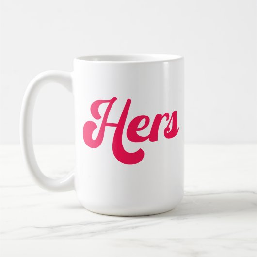 Hers Cup Liebe Kaffeetasse (Links)