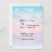 HERS & HERS Lesbian Wedding Shower Einladung (Rückseite)