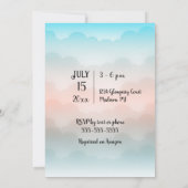 HERS & HERS Lesbian Wedding Shower Einladung (Rückseite)