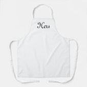 "Hers", schwarze Buchstaben, weiß Schürze (Vorderseite)