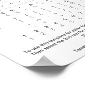 Herschel Swash Schriftart Character Sheet for Zazz Poster (Ecke)