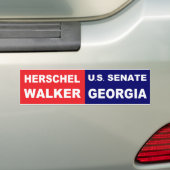 Herschel Walker US Senat Georgia 2022 Autoaufkleber (Auf Auto)