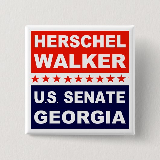 Herschel Walker US Senat Georgia 2022 Button (Vorderseite)