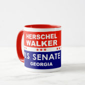 Herschel Walker US Senate Georgia 2022 Tasse (Vorderseite Links)