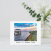 Hershel Park Palm Coast Florida Postkarte (Stehend Vorderseite)
