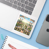 Hershey Pennsylvania 3 Inch Vinyl Sticker (Laptop mit iPhone)